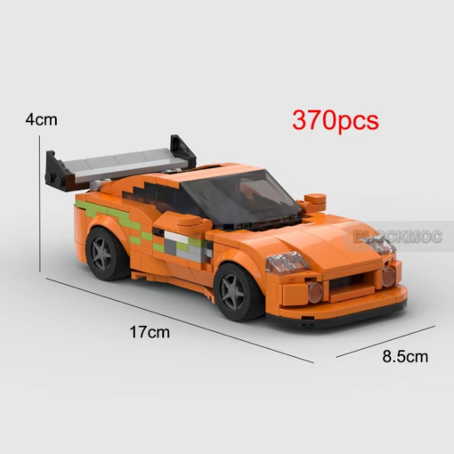 Toyota Supra MK4 (Orange Street Edition) Building Blocks - Image 4