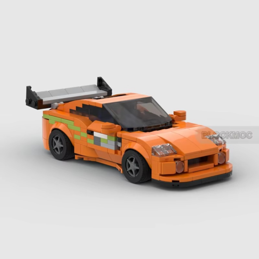 Toyota Supra MK4 (Orange Street Edition) Building Blocks
