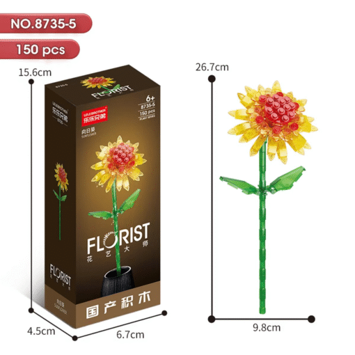 Florist Single Flower Stick (Sunflower)