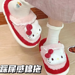 Hello Kitty Fluffy Slippers