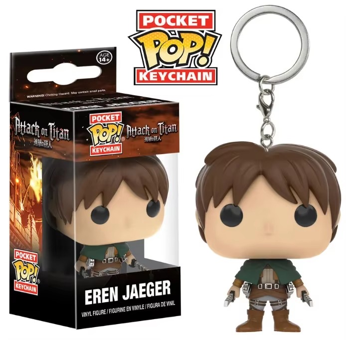 Eren Jaeger (Attack on Titan) Funko Pop Keychain