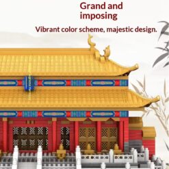 Alternative view of Tiananmen Square Hall of Supreme Harmony Building Blocks Model Set