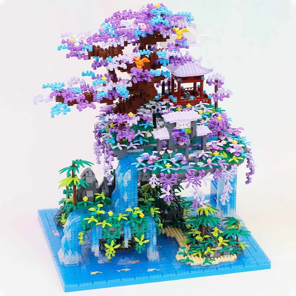 Waterfall Tree House (Ultra) Building Blocks Set