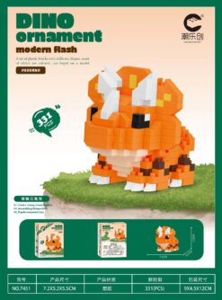 Dinosaur (Triceratops) Mini Building Blocks