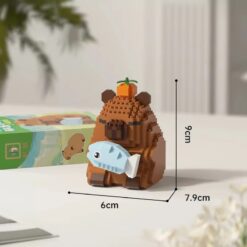 Capybara (Playing with Fish) Building Blocks