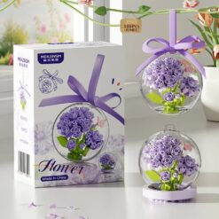 Lavender Spherical Dust Cover Building Blocks