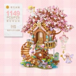 The Enchanted Sakura Fairy Treehouse Set (1149 pcs)