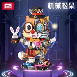Steampunk Mecha Squirrel Magician Building Blocks Set (1831 Pieces)